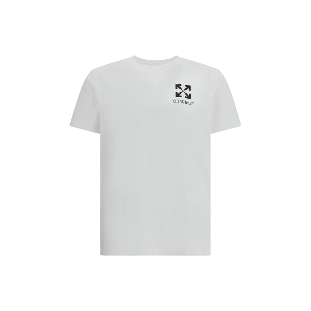 Off-White T-shirt met kleine pijl