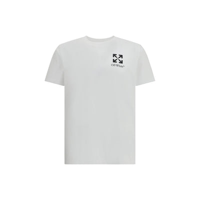 Off-White T-shirt met kleine pijl