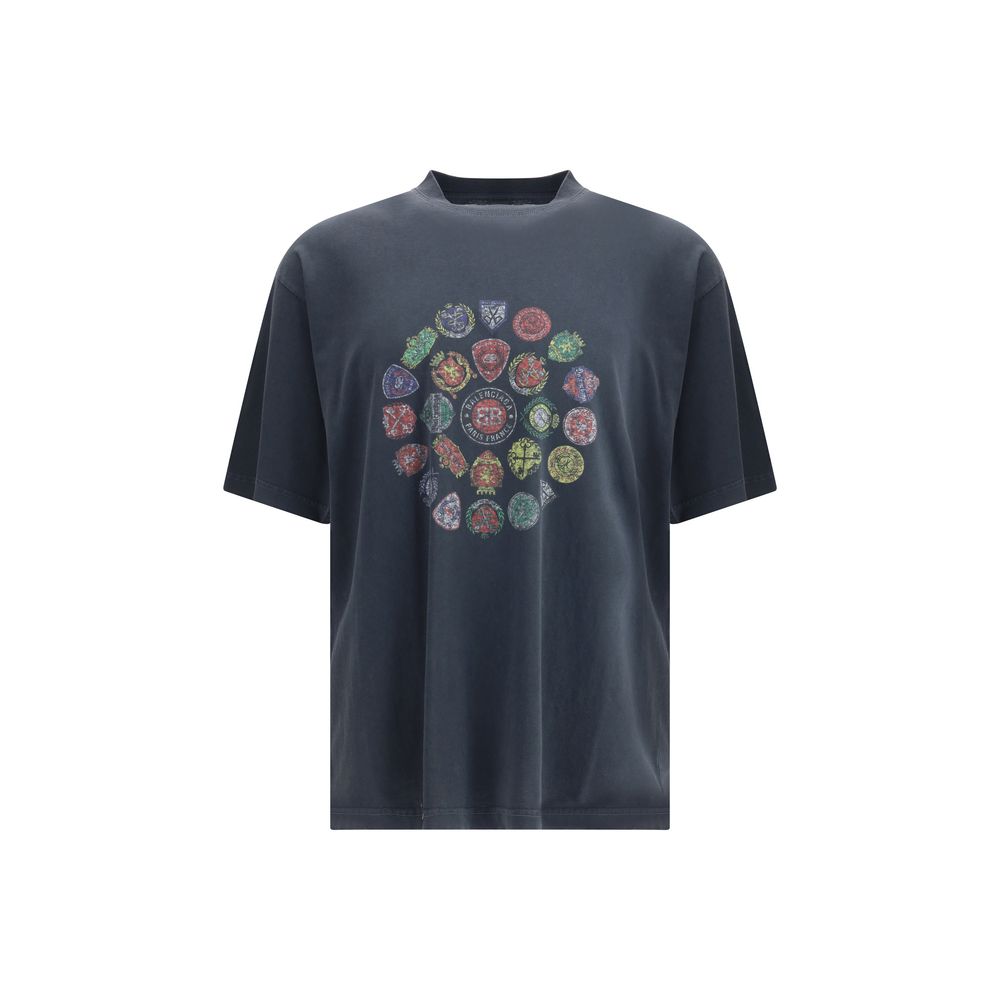 Balenciaga katoenen T-shirt met logo-print