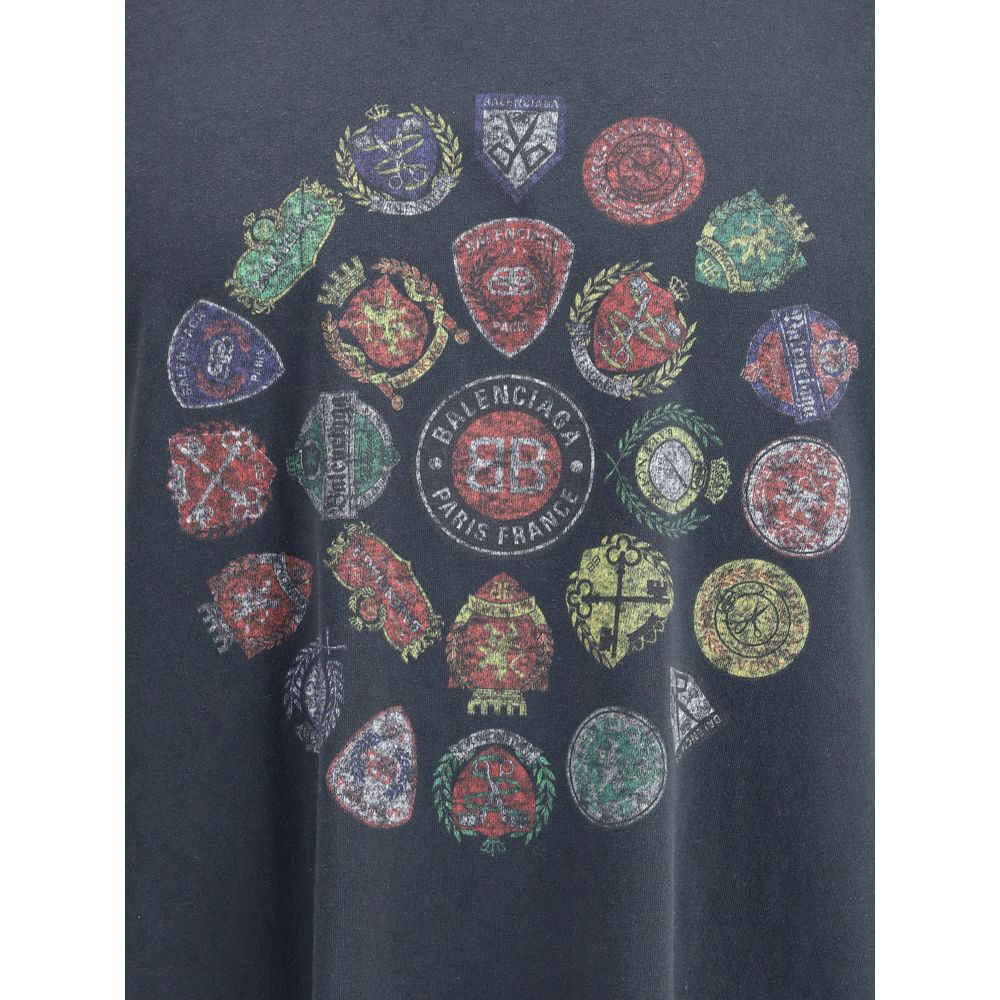 Balenciaga katoenen T-shirt met logo-print