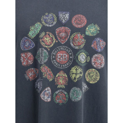 Balenciaga katoenen T-shirt met logo-print