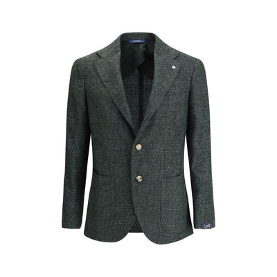 Gi Capri Single-breasted Blazer in mélange fabric