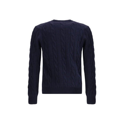 Aragona Cashmere trui met brei-effect en ronde hals