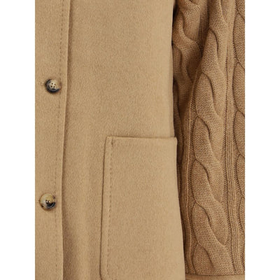 Max Mara Double-breasted Jacket with contrasted sleeves