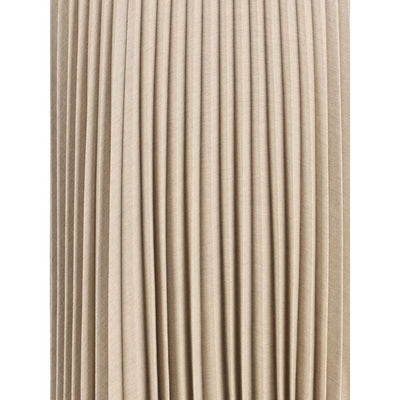 True Royal Pleated Wool Skirt