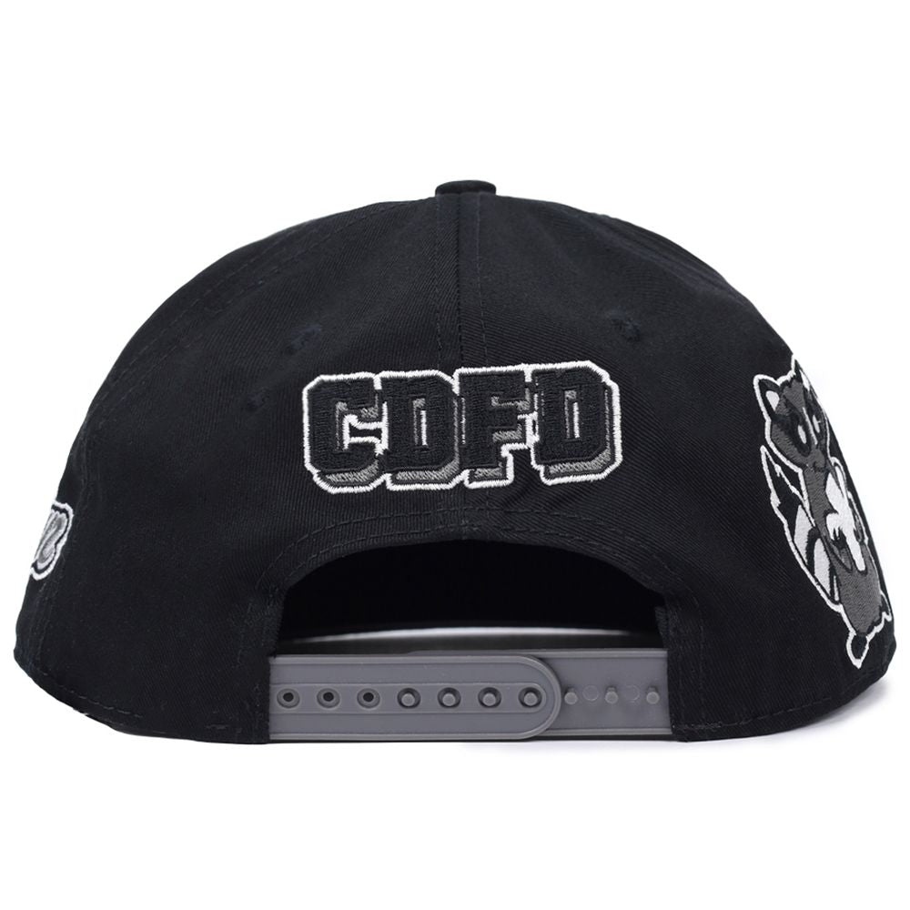 Casquette en coton noire Comme Des Fuckdown