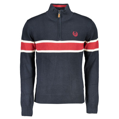 Gianmarco Venturi Blue Cotton Sweater