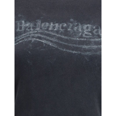 Balenciaga Black Cotton Sportswear