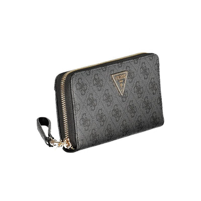 Guess Jeans Black Polyethylene Wallet
