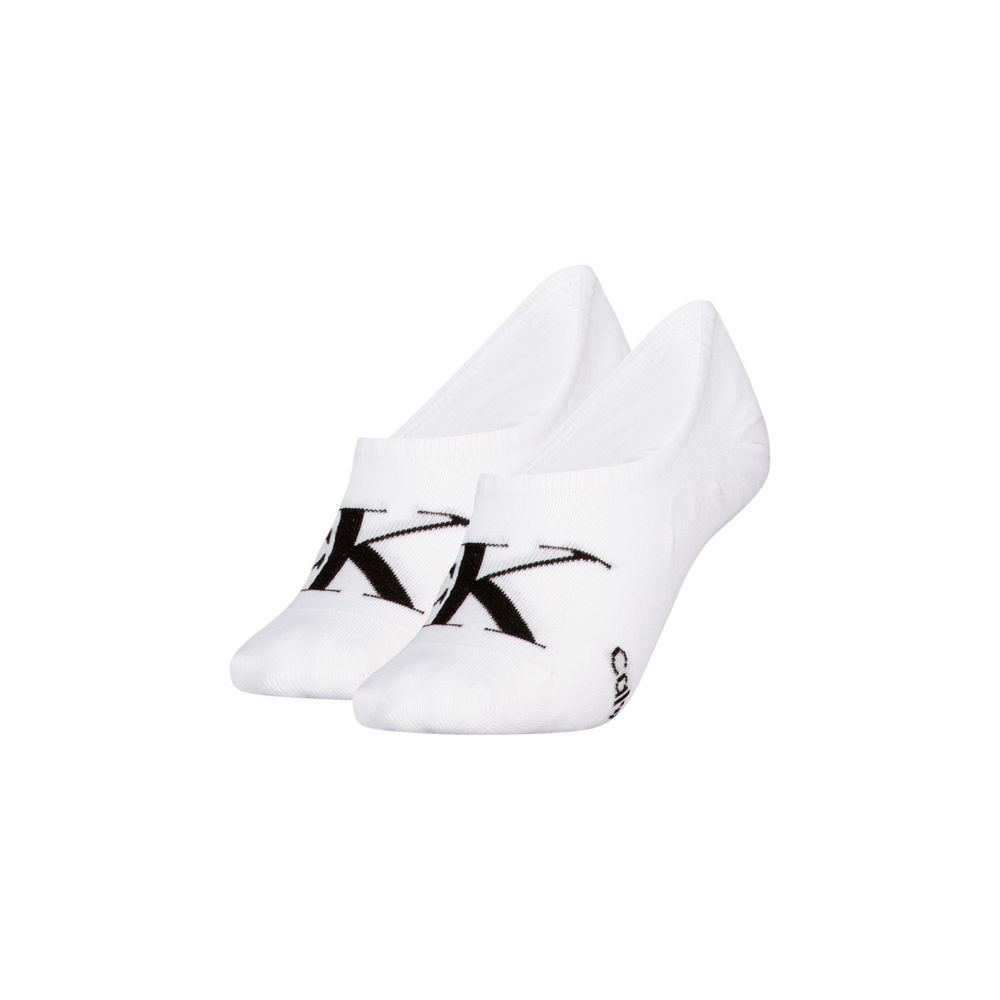 Calvin Klein Jeans White Cotton Sock