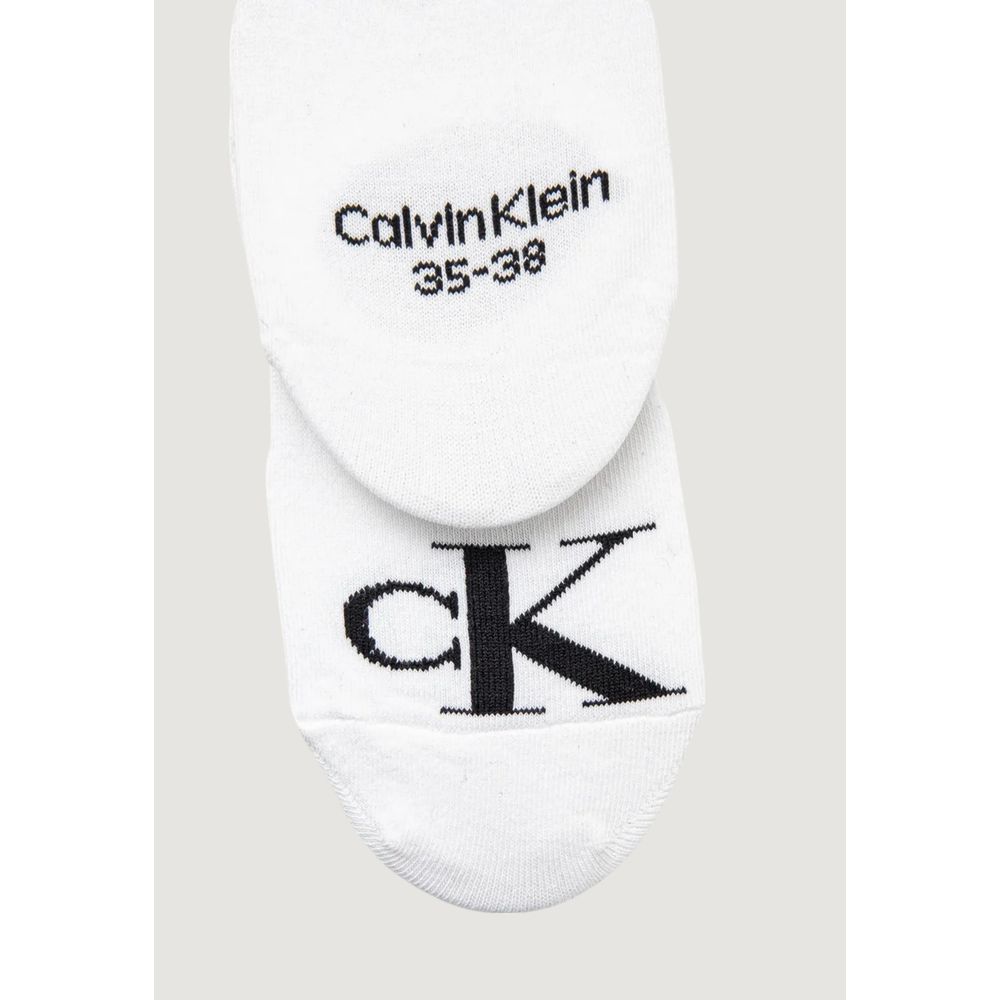 Calvin Klein Jeans White Cotton Sock