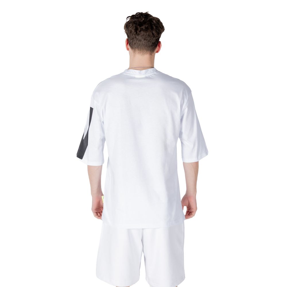 Icon Wit Katoenen T-shirt