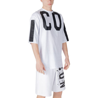 Icon Wit Katoenen T-shirt