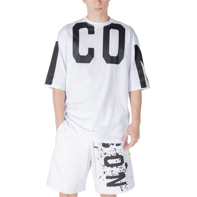 Icon Wit Katoenen T-shirt