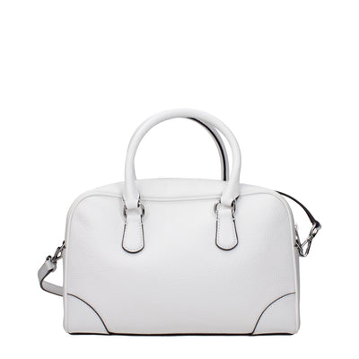 Michael Kors White Leather Handbags