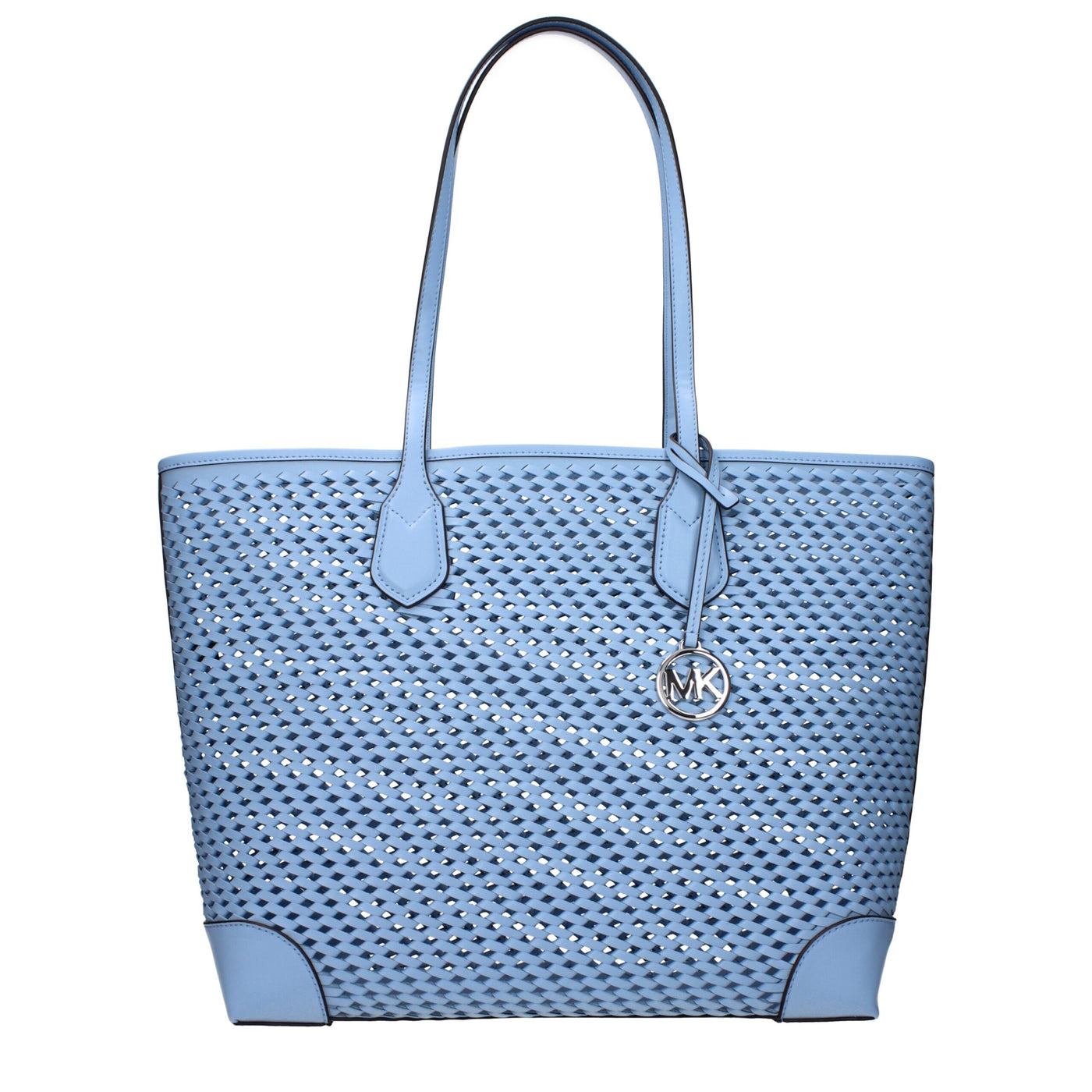 Michael Kors Light Blue Leather Shoulder Bags