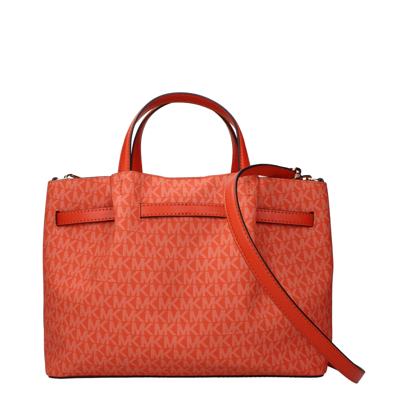 Michael Kors Orange Fabric Handbags