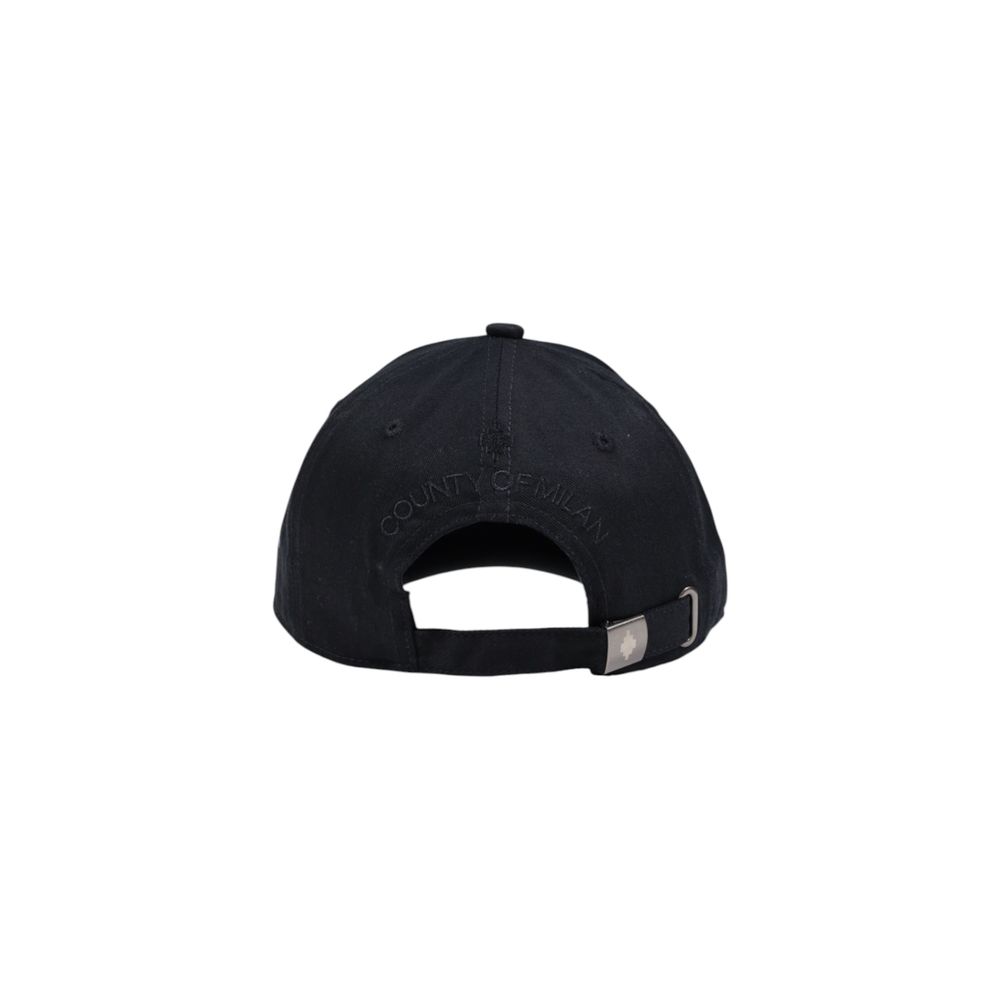 County of Milan Black Cotton Caps Baseball Hat