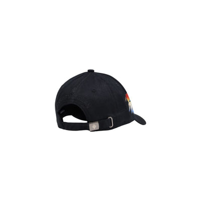 County of Milan Black Cotton Caps Baseball Hat
