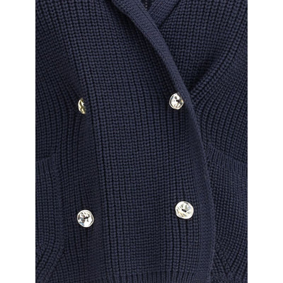 Ella Short Cardigan with hook-and-eye closure