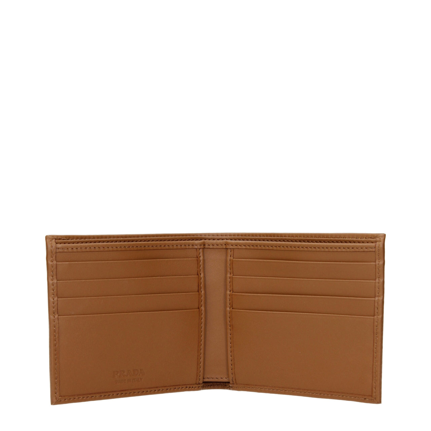 Prada Brown Fabric Wallets