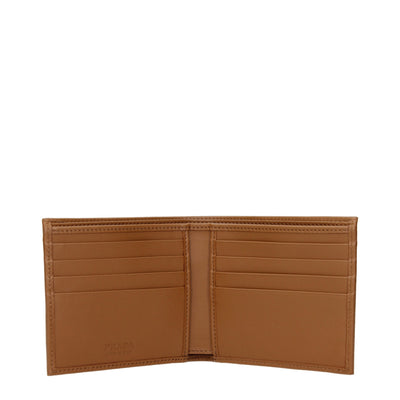 Prada Brown Fabric Wallets