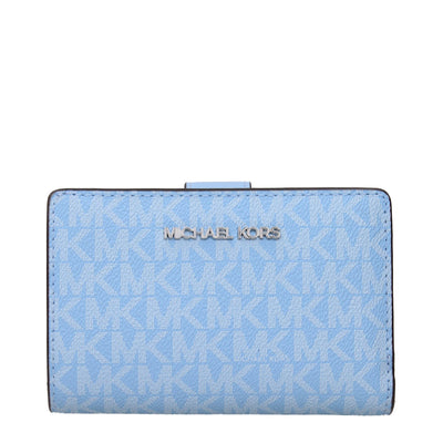 Michael Kors Light Blue Leather Wallets