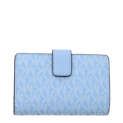 Michael Kors Light Blue Leather Wallets