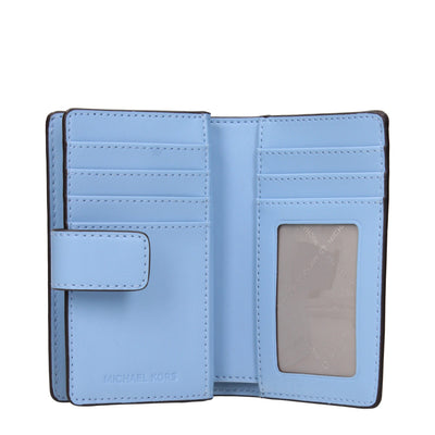 Michael Kors Light Blue Leather Wallets