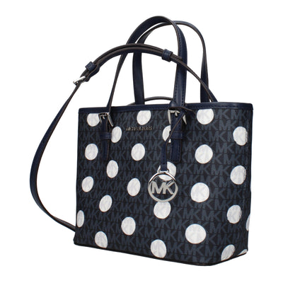 Michael Kors Blue Fabric Handbags