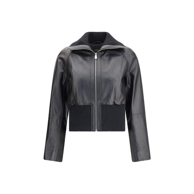 PINKO Black Lambskin Clothing