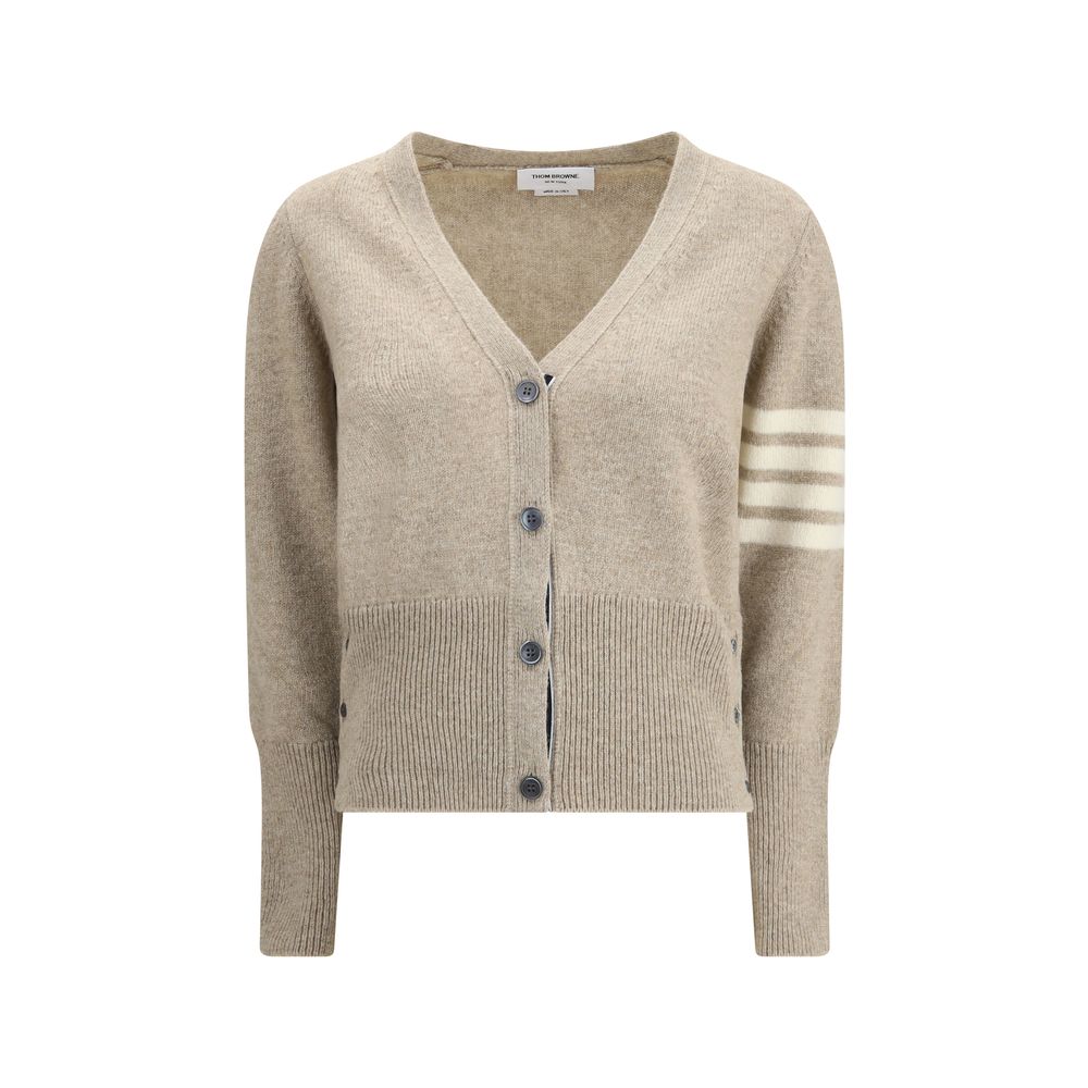Thom Browne tweekleurige wollen cardigan