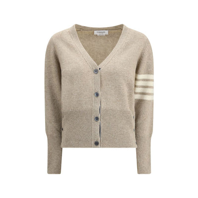Thom Browne tweekleurige wollen cardigan