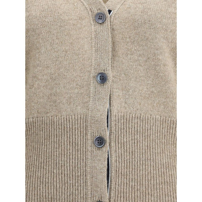 Thom Browne tweekleurige wollen cardigan