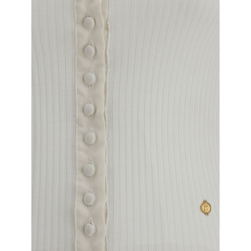 Chloé White Cotton Cardigan