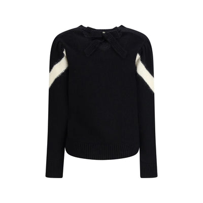 Valentino Black Fleece Wool Sweatshirt