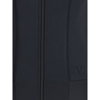 Valentino Black Polyester Sweatshirt