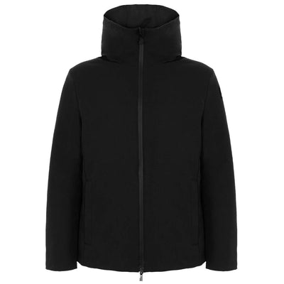 Suns Black Polyester Jackets & Coat
