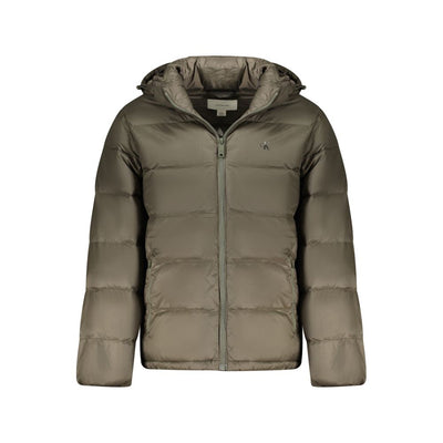 Calvin Klein Brown Polyamide Jackets & Coat