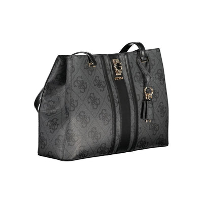 Guess Jeans Black Polyethylene Handbag