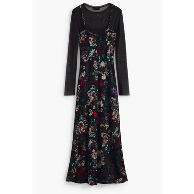 Desigual Black Polyester Dress