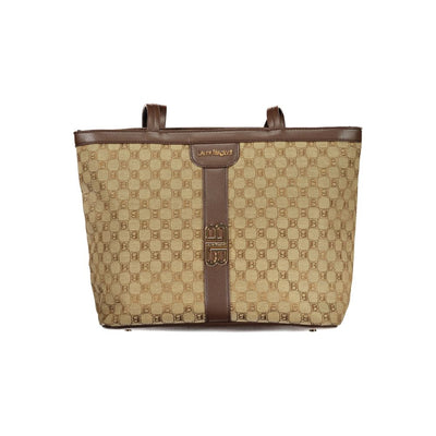 Laura Biagiotti Beige Polyester Women Handbag