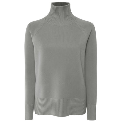 Emilio Romanelli Gray Cashmere Women Sweater