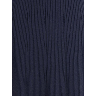 SA SU PHI Ribbed Cashmere Silk Sleeveless Long Dress