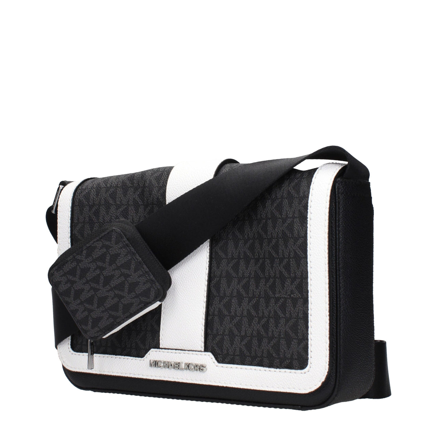 Michael Kors Black Fabric Crossbody Bag