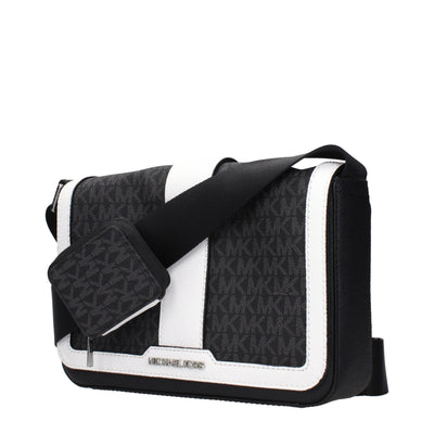 Michael Kors Black Fabric Crossbody Bag