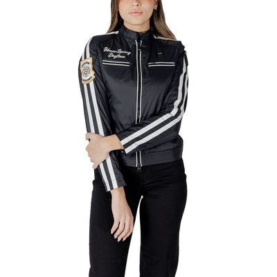 Blauer Zwarte Polyamide Jassen &amp; Jassen