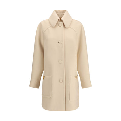 Valentino Wool Drap Caban