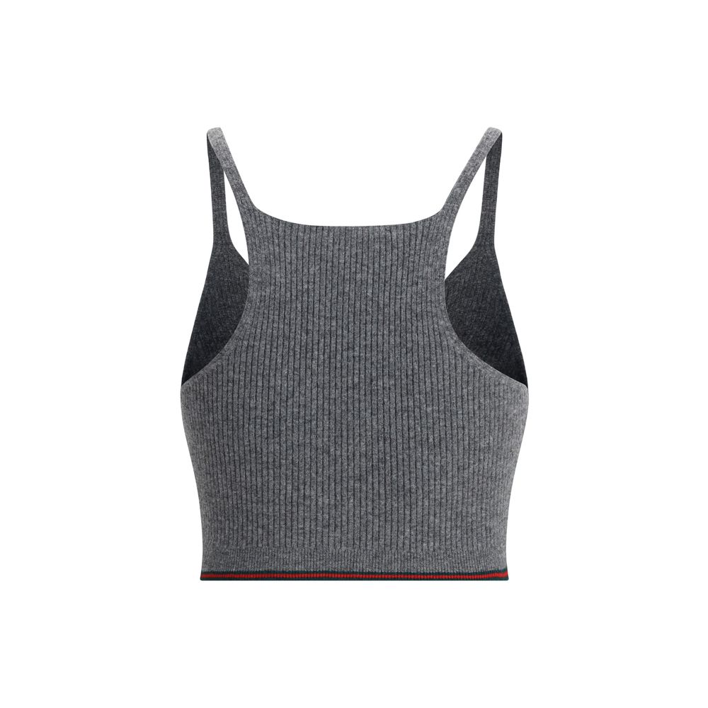 Gucci Grijze Wollen Top