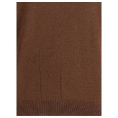 Saint Laurent Brown Cashmere Turtleneck